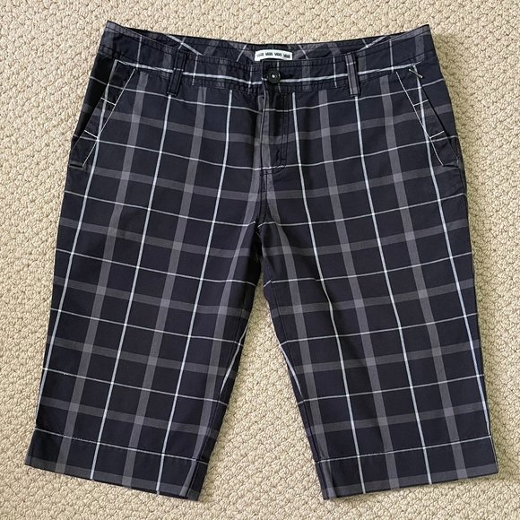 Vans Plaid Bermuda Shorts - Picture 1 of 2